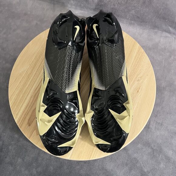 Nike Vapor Edge Pro 360 Black Metallic Gold Men’s Size 13 Football Cleats Shoes main image 8